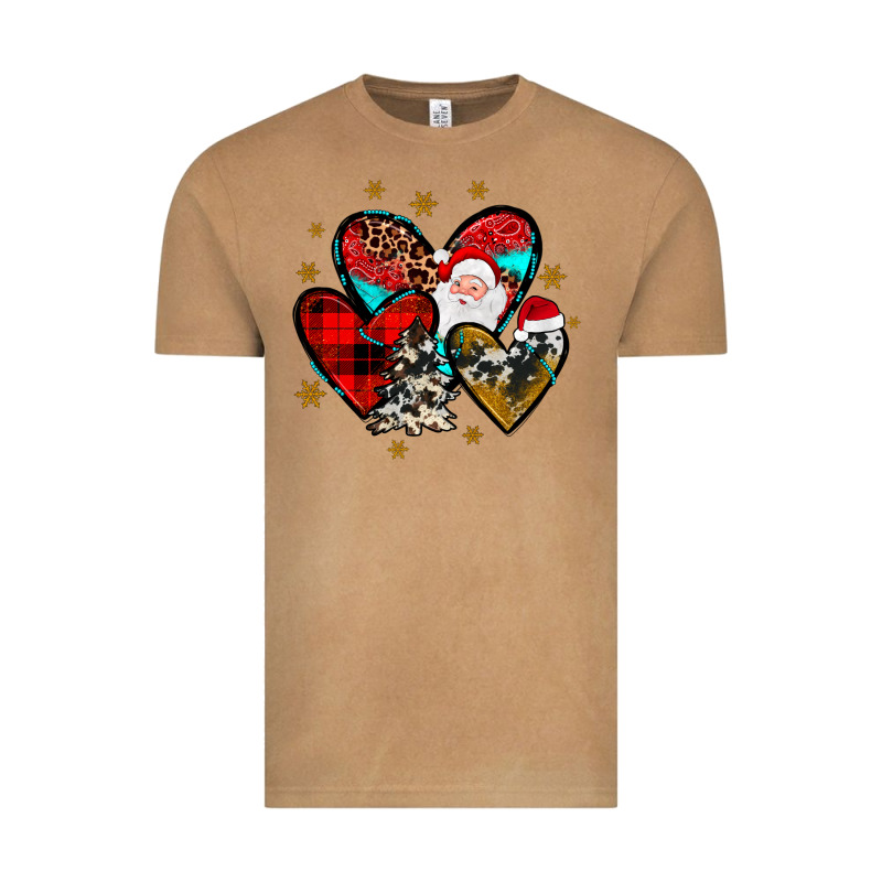 Heart  Wood Slice Ornament Vintage Tee by JahusDesignShop | Teevron