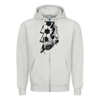 Lightning Bolt Soccer Zipper Hoodie | Teevron
