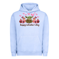Pigment Grape Ice happy valentines day yoda Urban Hoodie - CowhideDigitalArt
