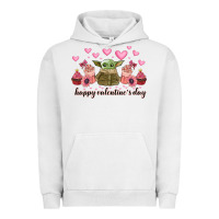 Pigment Lunar Rock happy valentines day yoda Urban Hoodie - CowhideDigitalArt