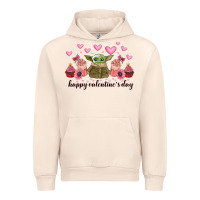 Sandshell happy valentines day yoda Urban Hoodie - CowhideDigitalArt