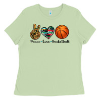 Matcha peace love basketball Ladies Tee - Artiststas