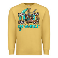 Western Dog Groomer Premium Sweatshirt | Teevron