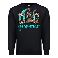 Black western dog groomer Premium Sweatshirt - OliviaCreatesArt