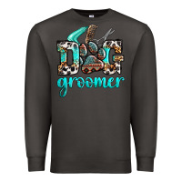 Smoke western dog groomer Premium Sweatshirt - OliviaCreatesArt