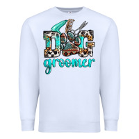 White western dog groomer Premium Sweatshirt - OliviaCreatesArt