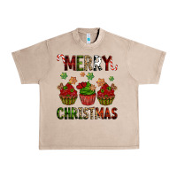 French Oak Merry Christmas cupcakes Urban Heavy Tee - NancyCooperArtShop