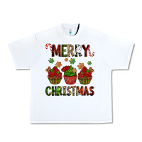 White Merry Christmas cupcakes Urban Heavy Tee - NancyCooperArtShop