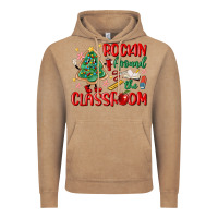 Vintage Coffee rockin around the clasroom teacher Vintage Hoodie - MaliasSmallBusiness