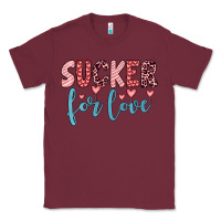 Burgundy sucker for love Classic Tee - JahusDesignShop