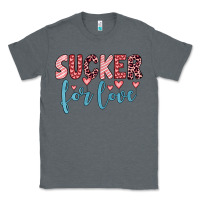 Charcoal Heather sucker for love Classic Tee - JahusDesignShop
