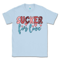 Dusty Blue sucker for love Classic Tee - JahusDesignShop