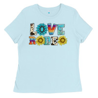 Baby Blue love rodeo Ladies Tee - AdoDesignShop