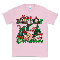 Bubblegum Pink have a holly dolly christmas Classic Tee - MaliasSmallBusiness