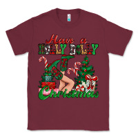 Burgundy have a holly dolly christmas Classic Tee - MaliasSmallBusiness