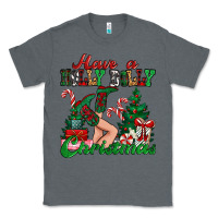 Charcoal Heather have a holly dolly christmas Classic Tee - MaliasSmallBusiness