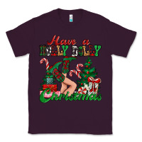 Plum have a holly dolly christmas Classic Tee - MaliasSmallBusiness