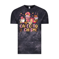 Cloud Black cafecito y chisme Vintage Tee - MaliasSmallBusiness