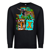 Black tx texas Premium Sweatshirt - OliviaCreatesArt