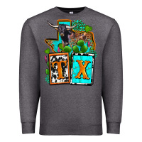 Charcoal Heather tx texas Premium Sweatshirt - OliviaCreatesArt
