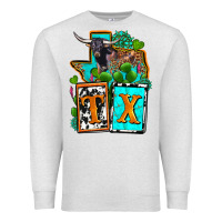 Oatmeal Heather tx texas Premium Sweatshirt - OliviaCreatesArt