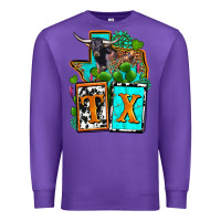 Purple tx texas Premium Sweatshirt - OliviaCreatesArt