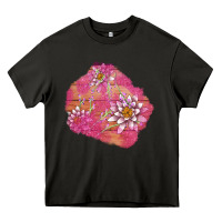 Asphalt v.d  lavender and lotus patches Heavy Core Tee - AdoDesignShop