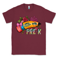 Burgundy little miss prek Classic Tee - CowhideDigitalArt