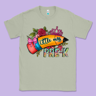 Little Miss Prek Classic Tee Designed By Cowhidedigitalart