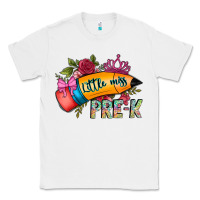 White little miss prek Classic Tee - CowhideDigitalArt