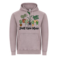 Vintage Zinc just one more plant Vintage Hoodie - MaliasSmallBusiness