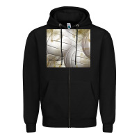 Black distressed volleyball pattern Zipper Hoodie - TumblerDesignByShophia