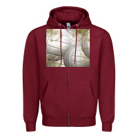 Burgundy distressed volleyball pattern Zipper Hoodie - TumblerDesignByShophia