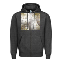 Charcoal Heather distressed volleyball pattern Zipper Hoodie - TumblerDesignByShophia