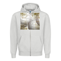 Dove Grey distressed volleyball pattern Zipper Hoodie - TumblerDesignByShophia