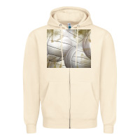 Sandshell distressed volleyball pattern Zipper Hoodie - TumblerDesignByShophia