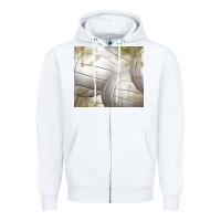 White distressed volleyball pattern Zipper Hoodie - TumblerDesignByShophia