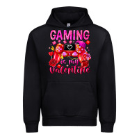 Foreset Green Gaming is My Valentine Urban Hoodie - CowhideDigitalArt
