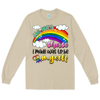 Mushroom the only choice i made was to be myself Long Sleeve Tee - Artiststas
