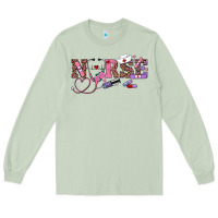 Matcha valentine's day nurse Long Sleeve Tee - RanaPortraitStore