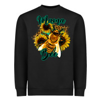 Black Leopard Sunflower Western Mama Bee Heavyweight Sweatshirt - Bettercallsaul