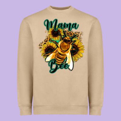 Leopard Sunflower Western Mama Bee Heavyweight Sweatshirt Designed By Bettercallsaul