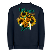 Navy Leopard Sunflower Western Mama Bee Heavyweight Sweatshirt - Bettercallsaul