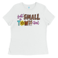White just a small town girl Ladies Tee - AdoDesignShop