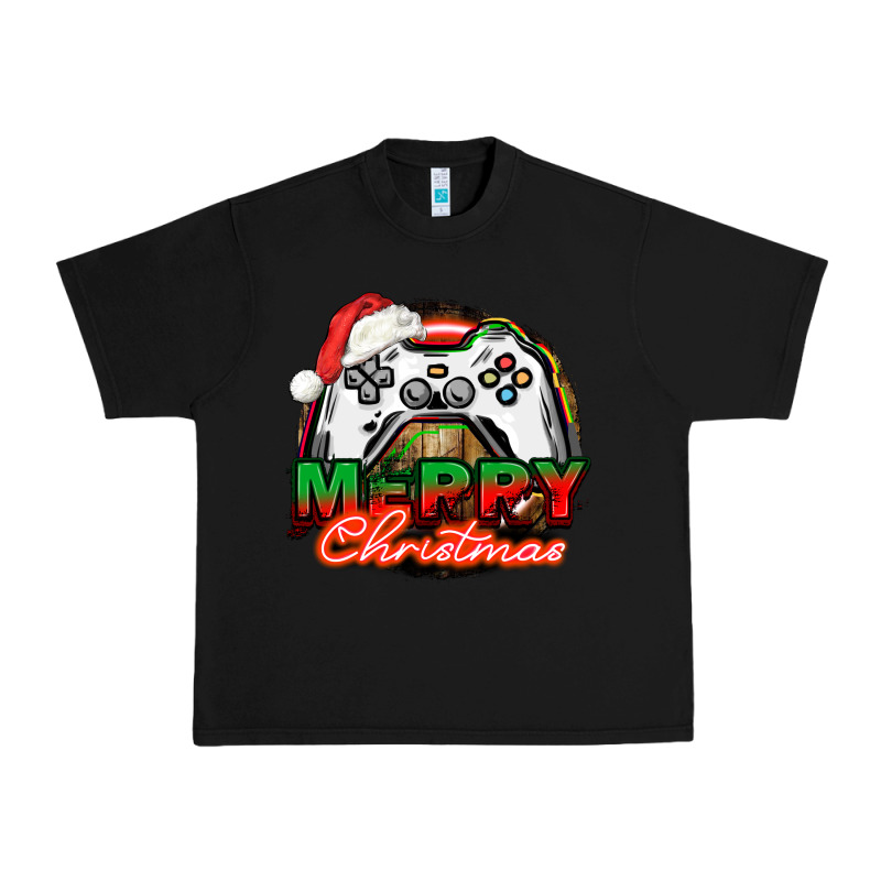 Gamer Merry Christmas Urban Heavy Tee by NancyCooperArtShop | Teevron