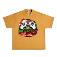 Peanut Butter Gamer Merry Christmas Urban Heavy Tee - NancyCooperArtShop
