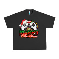 Pigment Black Gamer Merry Christmas Urban Heavy Tee - NancyCooperArtShop