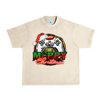 Sandshell Gamer Merry Christmas Urban Heavy Tee - NancyCooperArtShop