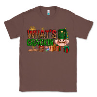 Chestnut What's crackin Christmas Classic Tee - NancyCooperArtShop