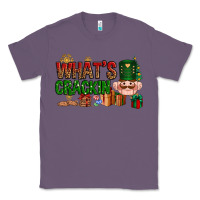 Lavender What's crackin Christmas Classic Tee - NancyCooperArtShop